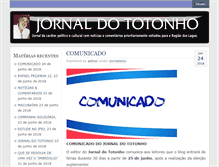Tablet Screenshot of jornaldototonho.com.br